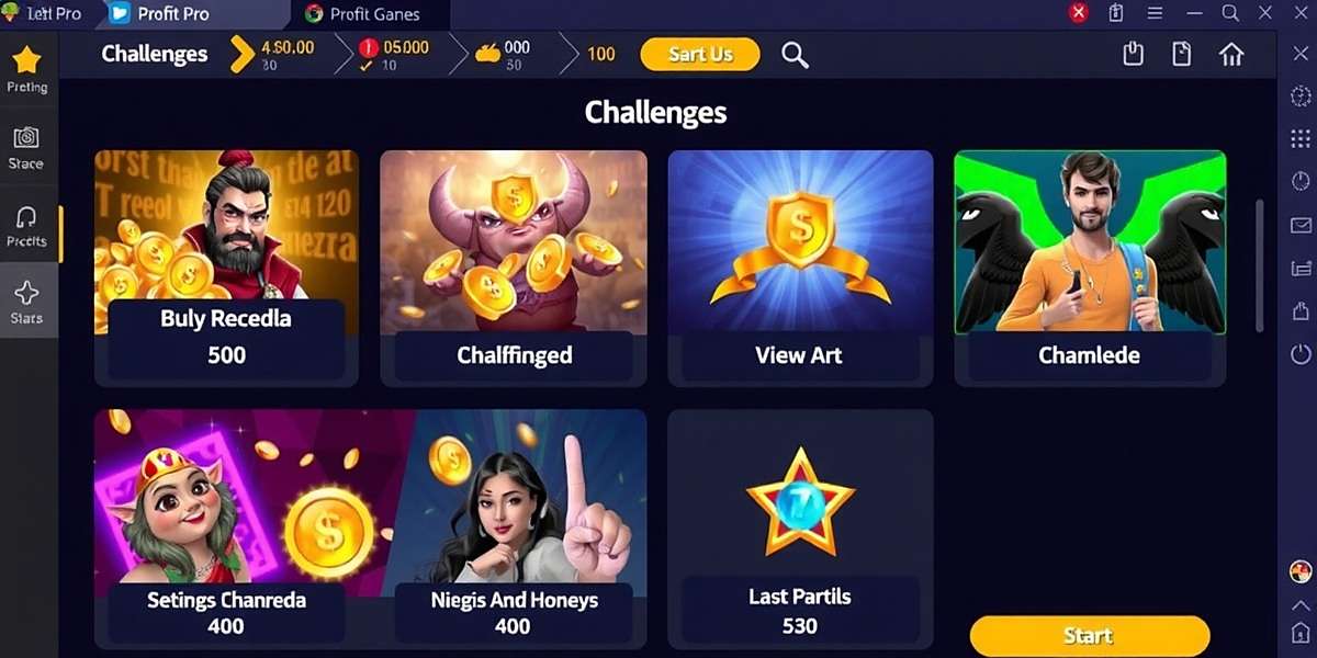 Profit Pro India - Play and Earn Real Money Profit Pro India game interface showing various money earning challenges and reward options